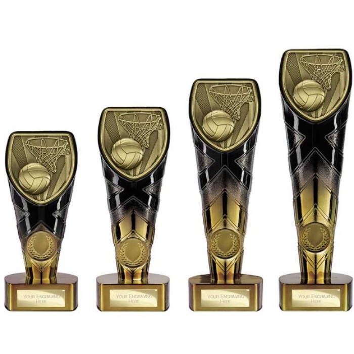 FUSION COBRA NETBALL RESIN AWARD - 4 SIZES - 15CM TO 22.5CM